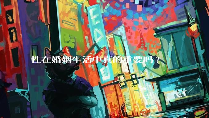 性在婚姻生活中真的重要吗?