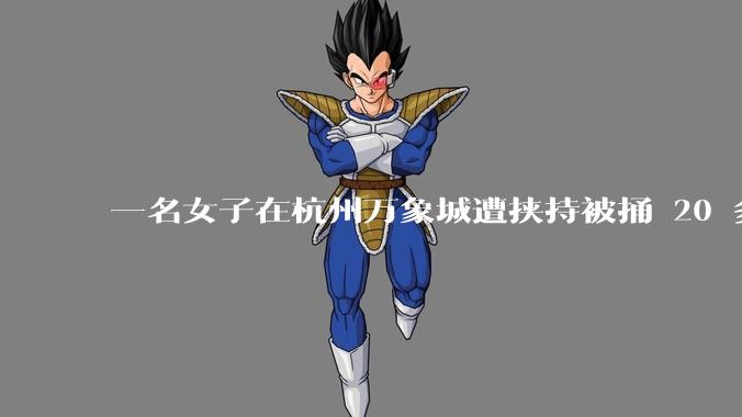 一名女子在杭州万象城遭挟持被捅 20 多刀，隆胸***体救了一命，这反映出哪些公安系统的问题？