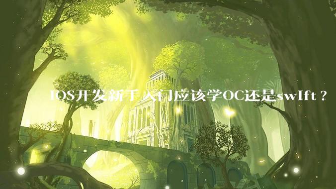 iOS开发新手入门应该学OC还是swift?