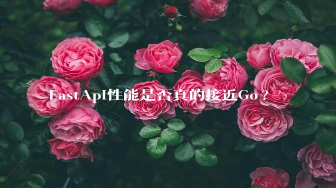 FastApi性能是否真的接近Go?