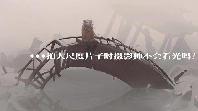 ***拍大尺度片子时摄影师不会看光吗？